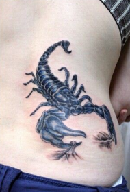 modello di tatuaggio treccia vita posteriore femminile