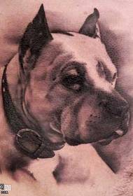 taille beau modèle de tatouage de chien