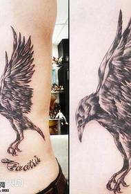 Taille Eagle Tattoo-Muster