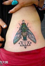 midje insekt tatoveringsmønster