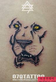 Gipakita ang tattoo, girekomenda ang usa ka sumbanan nga tattoo sa totem tiger head