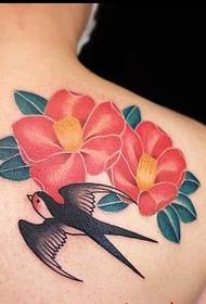 Galería do tatuaje 520: traseiro nas flores