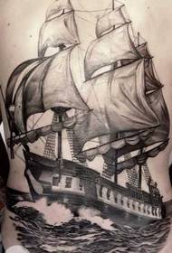 Sail Tattoo Pattern