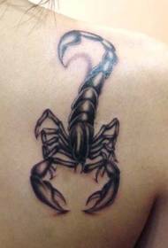 Plecu pincetes tetovējuma raksts - 蚌埠 tetovējuma parādīšanas attēls