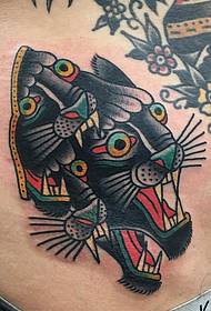 vita Tatuaggio pantera nera vecchia scuola