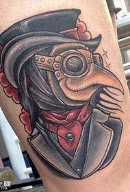талия ворона маска татуировки