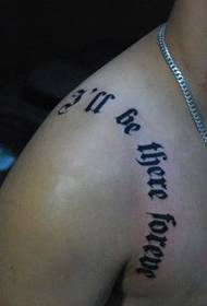 Torohevitra Fototra tatoazy Gothic Font Text Tattoo