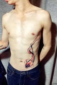 modello di tatuaggio maschile e vita fitness è molto con oh