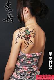 Shoulder tattoo pattern