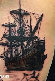 Segeln Tattoo-Muster