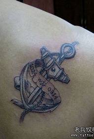 Anchor tattoo maitiro pane pafudzi
