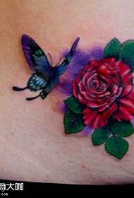 Taille Rose Tattoo Patroon