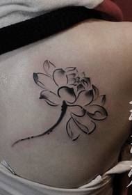 Tus ntxhais lub xub pwg zam xaum xim pleev xim zoo nkauj tattoo qauv