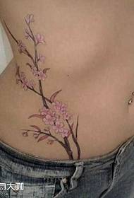 waist plum tattoo pattern