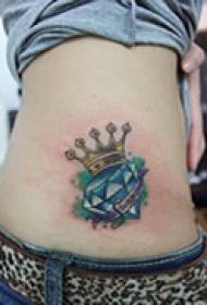 Tatuaggio personalità colorato in vita