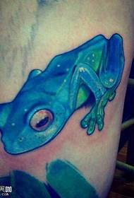 kék 蛤蟆 tetoválás minta