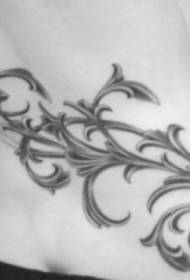 Իգական իրան անհատականություն Vine Flower Tattoo Model