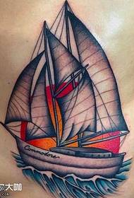 modellu di tatuaggi di vela