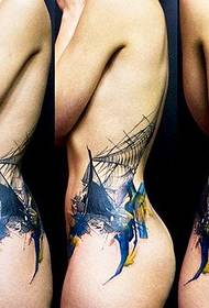 ženski struk ličnosti tetovaže lika