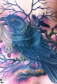 Taille Eagle Tattoo Muster