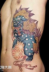 taille Tang leeuw tattoo patroon