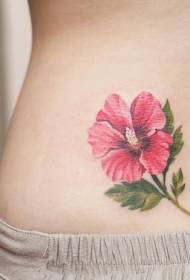 talia osobowość kwiat malowany wzór tatuażu