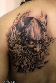 tatuiruotės figūra rekomendavo pečių tradicinį literatūrinį tatuiruotės kūrinį