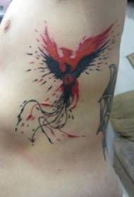 Tattoo phoenix mužský pas fénix tetování obrázek