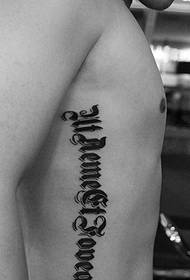 tatuaggio tatuaggio inglese completamente diverso stile vita laterale