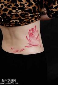 Vyötärö kukkii nainen glamour tatuointi malli