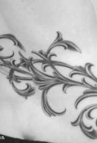 Квіткова лоза татуювання візерунок
