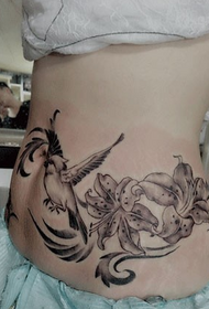 ragazza tatuaggio uccello vita 68941 - modello tatuaggio piuma vita