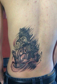 Tatuatge clàssic de Puxian Bodhisattva de cintura d'home