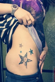 tatuaggio di totem della stella della vita di bellezza di modo