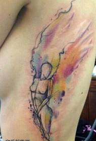 Marioneta de tinta de cintura Patrón de tatuaje