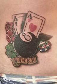 Modello di tatuaggio carta vita