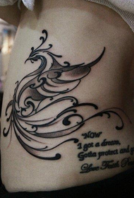 Patrwm Tatŵ Phoenix Perffaith Gwastadur Puteindra Perffaith Phoenix