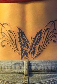 Beauty waist butterfly tattoos