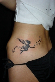 bellezza cintura stelle Elf tatuaggio mudellu