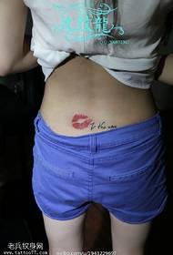 midja kyss engelska tatueringsmönster