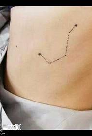 Modello di tatuaggio stella personalità vita