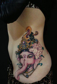 piękno talii tylko piękne zdjęcia tatuażu słonia