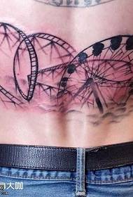 шема на тетоважа на ветерници за половината
