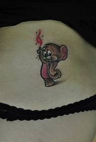 struk ljepote može se vidjeti s malo slike miša uzorak tetovaža