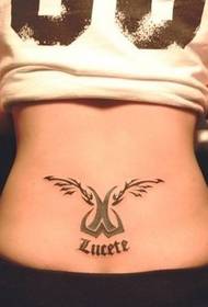 tatuaggio astratto vita ragazza