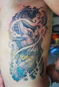 Heren Taille Olifant Tattoo