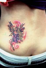 Ang likod nga hawak nga tinta nga Butterfly Elf Tattoo