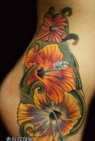 taille bloem tattoo patroon 69794 - taille heilbot tattoo patroon