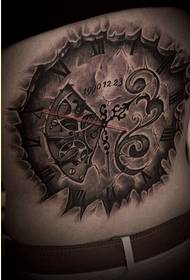 személyes derék divat mechanikus óra tetoválás kép ajánlott kép