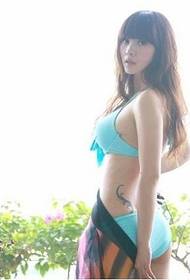 Patrón de tatuaje de moda de cintura sexy de Liuyan